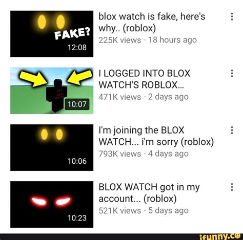 blox watch is fake